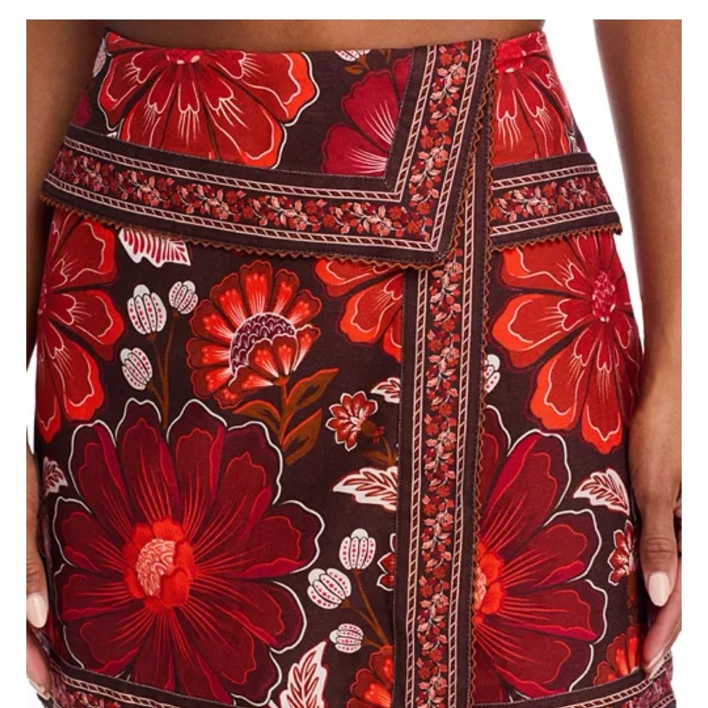 Farm Rio Gigi Wrap effect floral Print Size 25 NWT - Picture 5 of 16